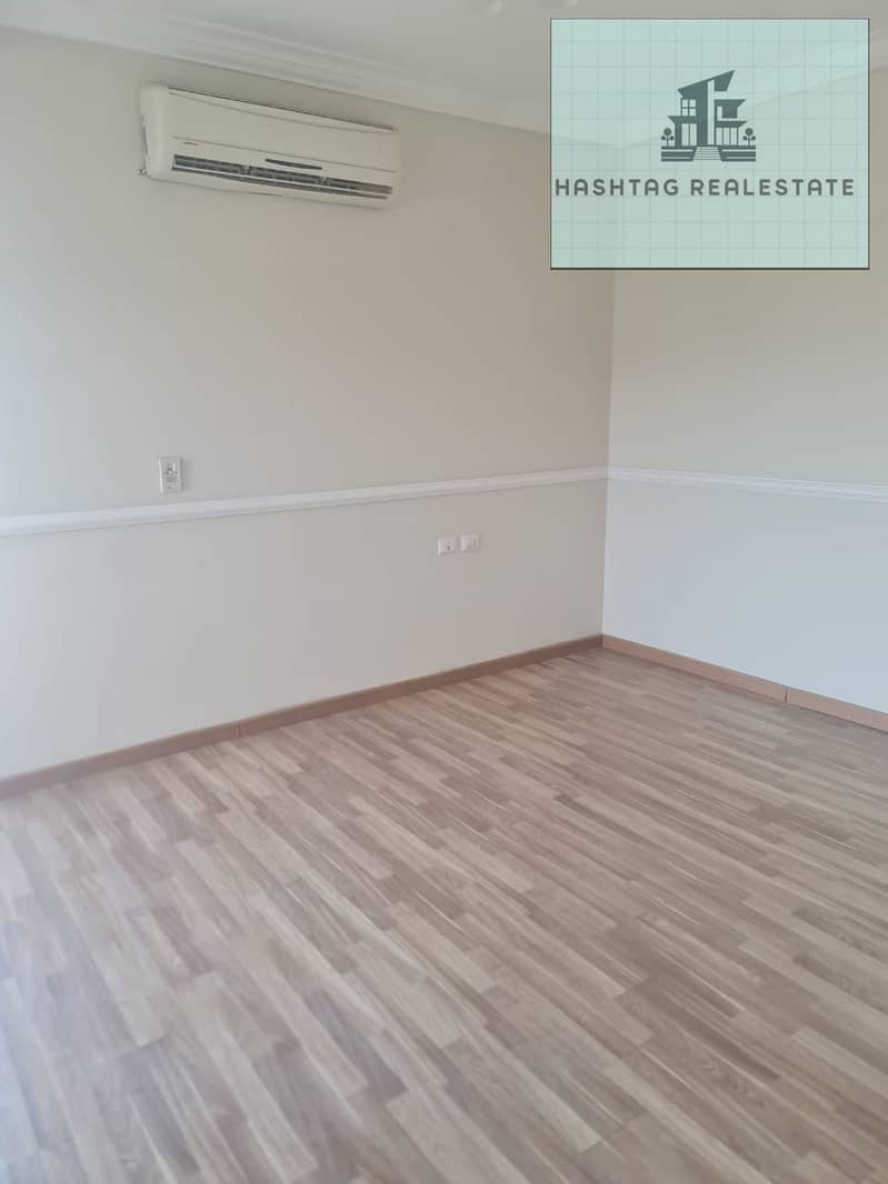 The apartment has two bedrooms and 2 bathrooms and a large reception. It has air conditioners, kitchen units, a stove, a gas cylinder, and complete lighting units. The rent is for an Egyptian family. Two months deposit and one month rent. - Widok 6