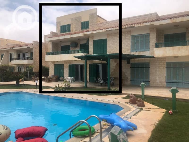 For sale, a duplex villa first row by the sea in Green Beach Village 89, North Coast - Ansicht 2