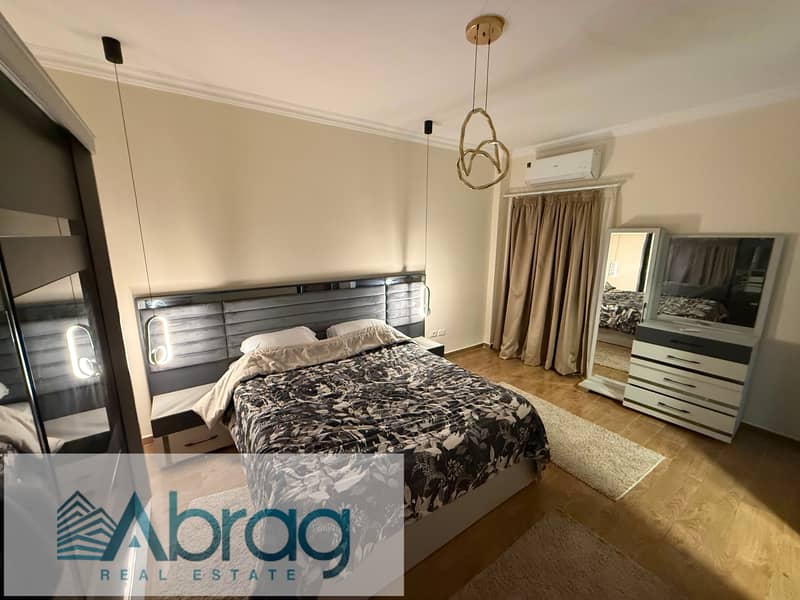 Apartment for rent: 150 sq m, 3 bedrooms, fully furnished and equipped, in Jannah 1 Compound – Sheikh Zayed - Mehr