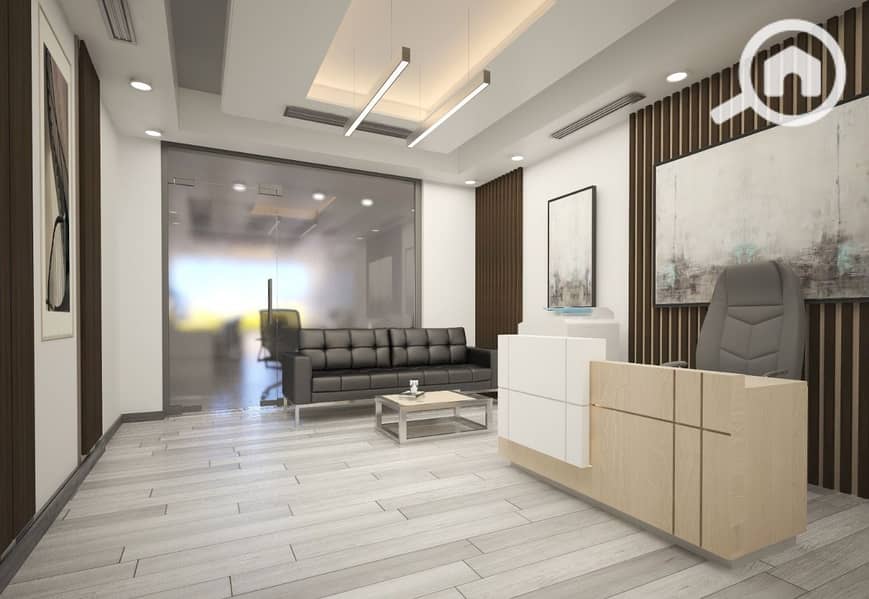 For rent in Trivium Mall, Zayed View, overlooking the plaza: a clinic, medical center, or laboratory with an area of 72 square meters, fully finishe - Widok 6