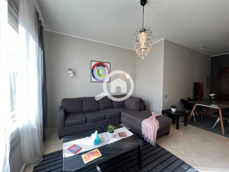 HOT DEAL FOR SALE Fully Finished and furnished studio in Village Gate Compound palm hills - Near by the AUC and point 90 mall - Widok 4