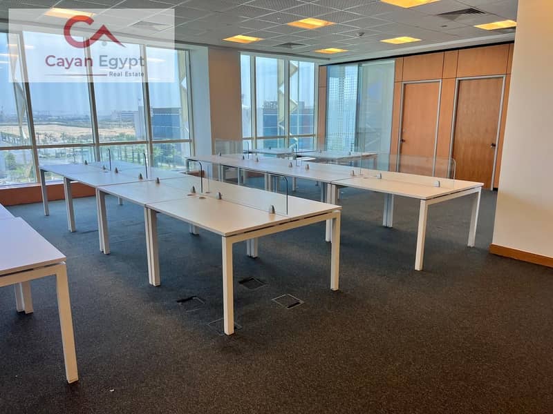 1,200 sqm Premium Office for Rent in Smart Village. . Furnished or Unfurnished! – pohled 3