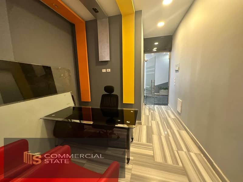 Finished Office at Pukka Mall 185m for Rent -New Cairo - Ansicht 5