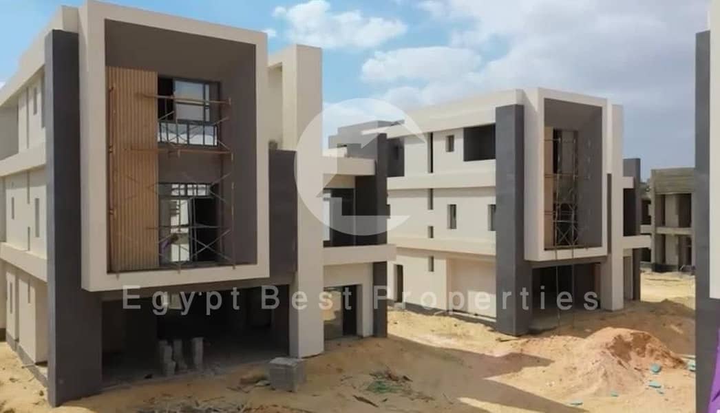 lowest Twin house for sale in saada new Cairo ready to move - Mehr