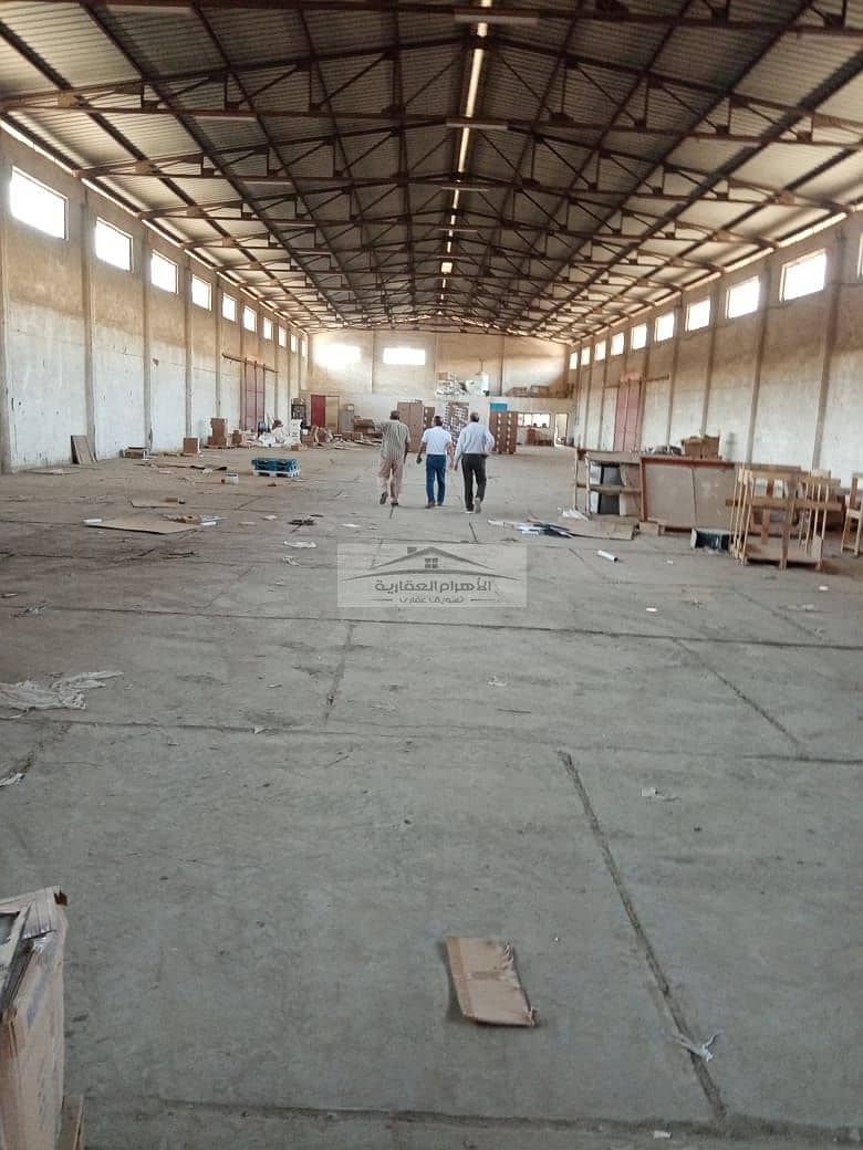 A fully equipped warehouse with a general license, 5000 square meters, located in the Arab Engineers Association, Obour City. - Mehr