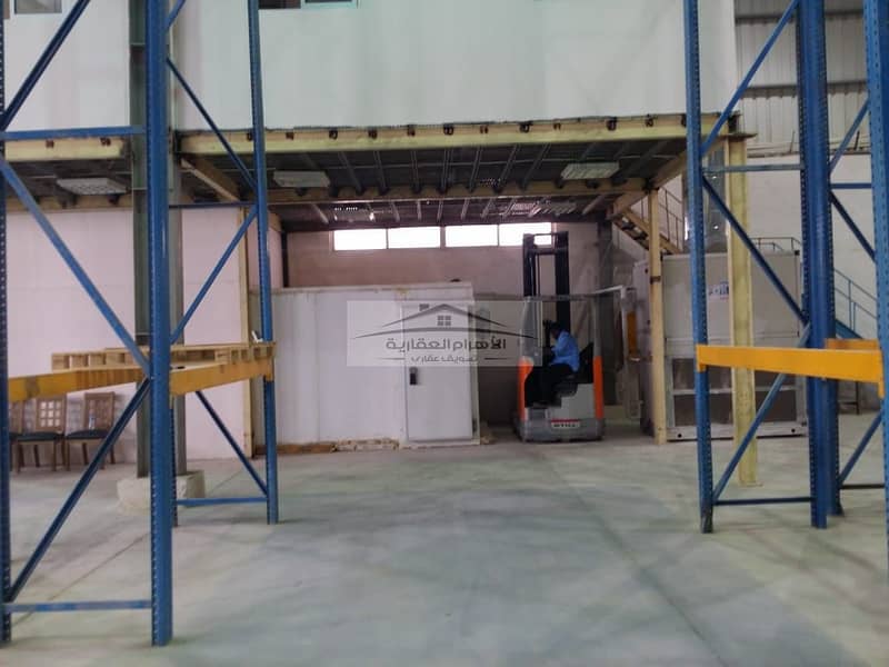 Warehouse for rent, 6000 sq m, licensed for general storage, first use 10th of Ramadan City - Mehr