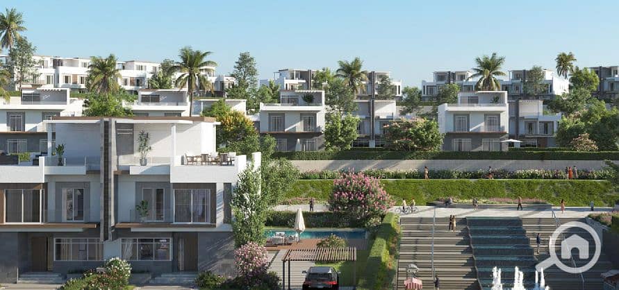 Twin house with a distinctive view in V-Levels, opposite Beverly Hills - Więcej