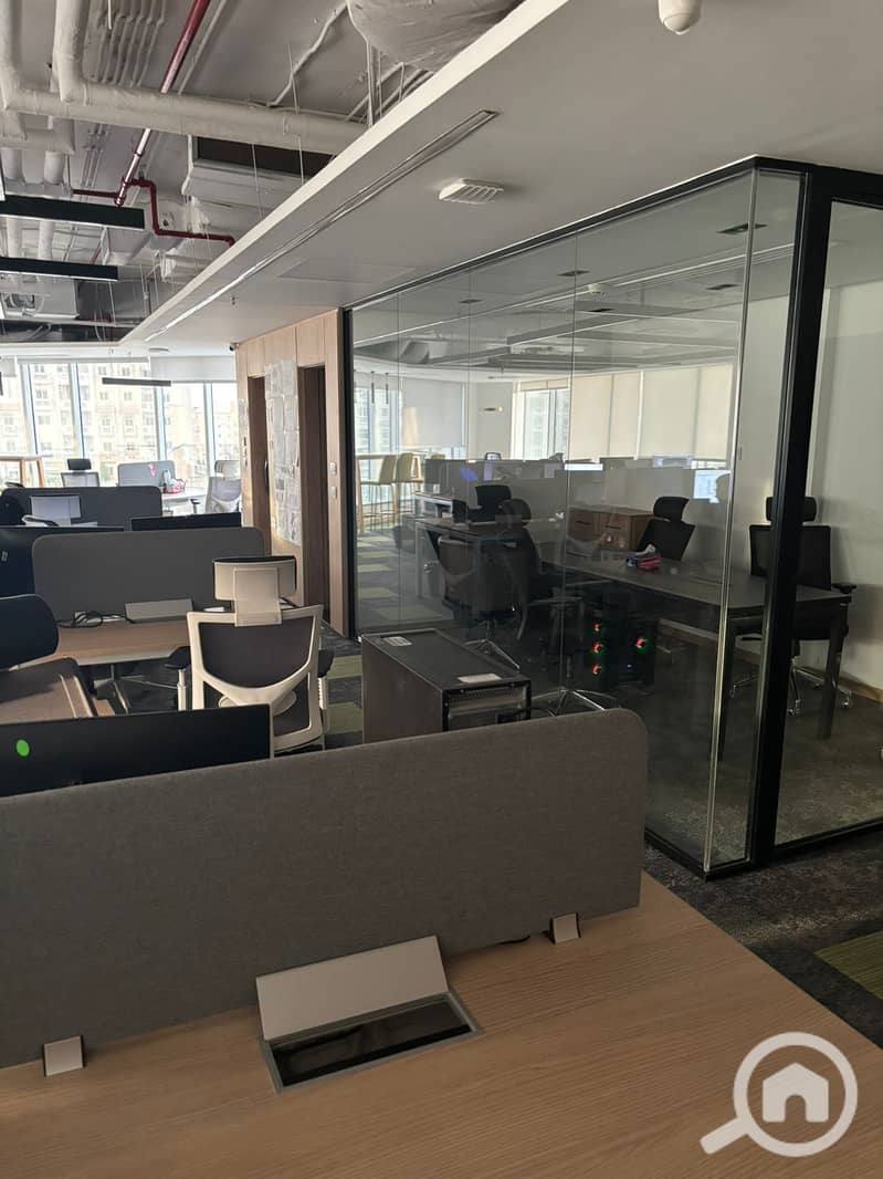 Unique 200m air-conditioned office space for rent in the strongest business complex at Trivium Square, Fifth Settlement. - Widok 4
