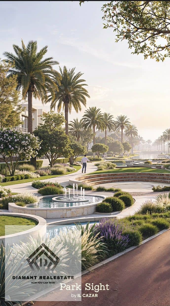 Pay only 112,000Dp Only and Own Apartment 2Bed with Panoramic view directly Iconic Tower, next to LaVista and Palm Hills in New Capital Over 10 years. - Widok 5