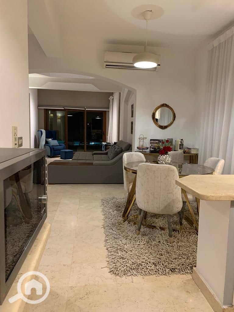 Villa in El Gouna for daily rent, panoramic view, private swimming pool, and lagoon. - Widok 5