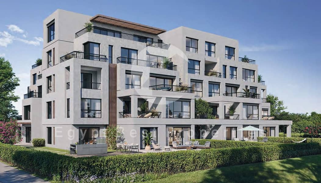 Special Offer Apartment With Garden At A prime Location Park Central with instalment Up to 10 years By Hassan Allam Development - Widok 3