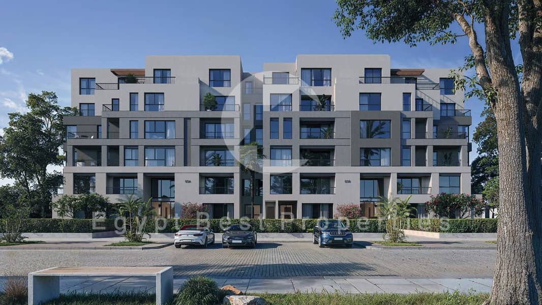 Special Offer Apartment With Garden At A prime Location Park Central with instalment Up to 10 years By Hassan Allam Development - Widok 4