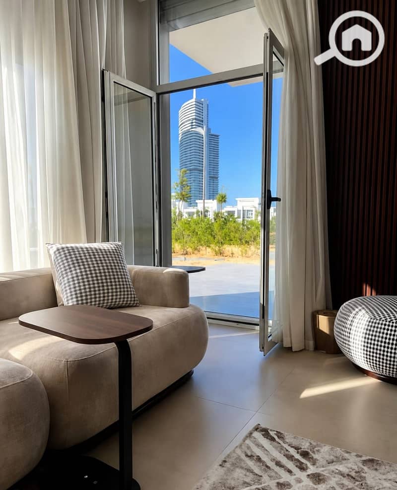 A fully finished apartment , ready for immediate occupancy in El Alamein, with an open sea view, in the North Coast, New El Alamein Towers. - Widok 6