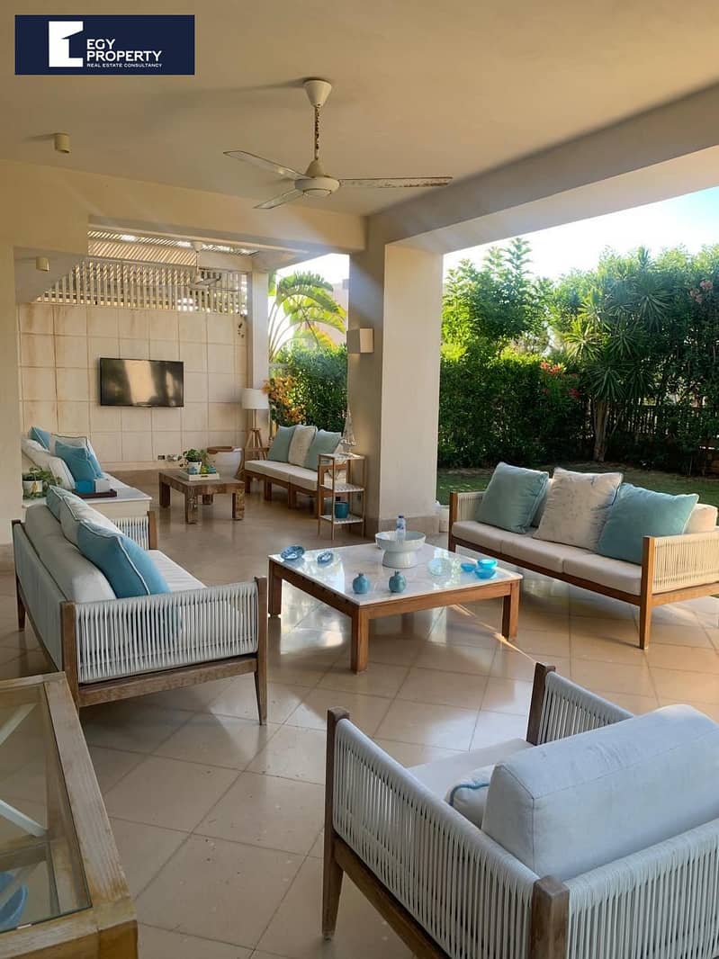 Fully Furnished Chalet For Sale in Palm Hills Hacienda White in very prime location - North Coast - Ansicht 3