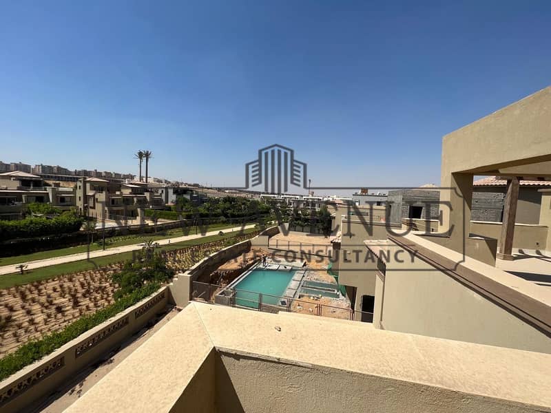 opportunity in palm hills katameya Twin house with roof - biggest built up area - rare unit - ready to move - for sale - Ansicht 4