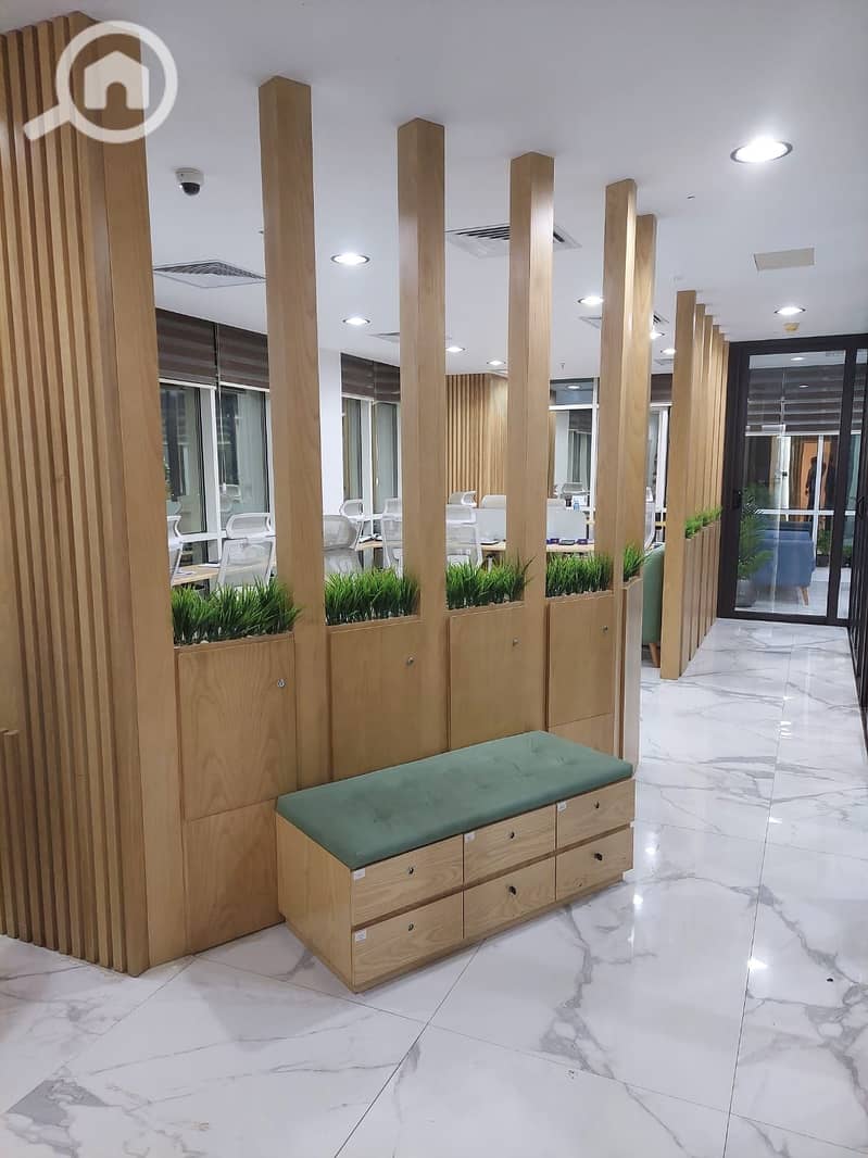 A distinguished administrative headquarters of 140 m fully finished for rent in Trivium Business Complex, Fifth Settlement – další