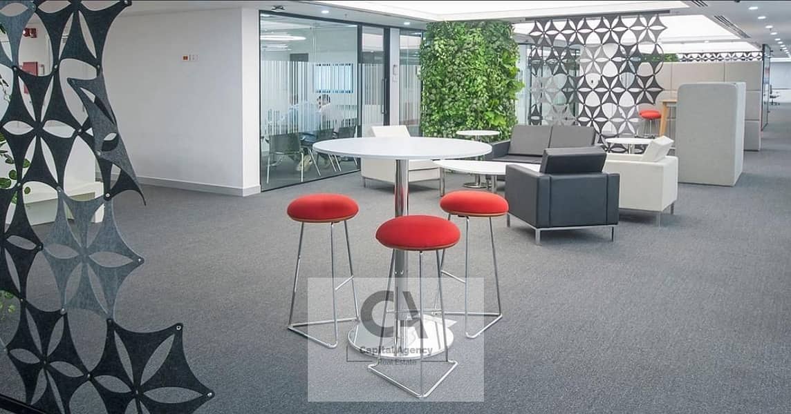 Office space for rent, 1570 sqm, fully finished with air conditioning - The Place Mivida - near Hyde Park and Sodic Eastown - Fifth Settlement - Widok 4