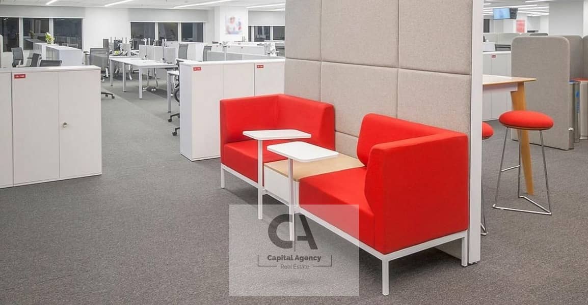 Office space for rent, 1570 sqm, fully finished with air conditioning - The Place Mivida - near Hyde Park and Sodic Eastown - Fifth Settlement - Widok 2