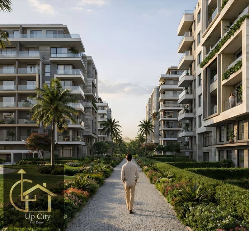 3 bedroom apartment landscape view with free club house for sale in new cairo shababeek compound - Widok 3