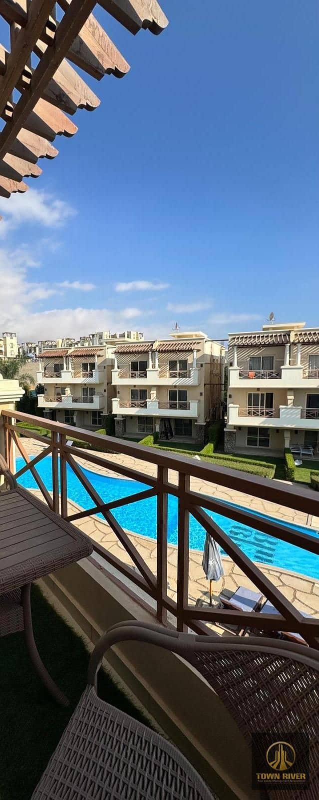 Due to travel, the price has been reduced. Chalet for sale at a special price in Blue Blue Village, Ain Sokhna. Fully finished and furnished. All vill - Widok 4