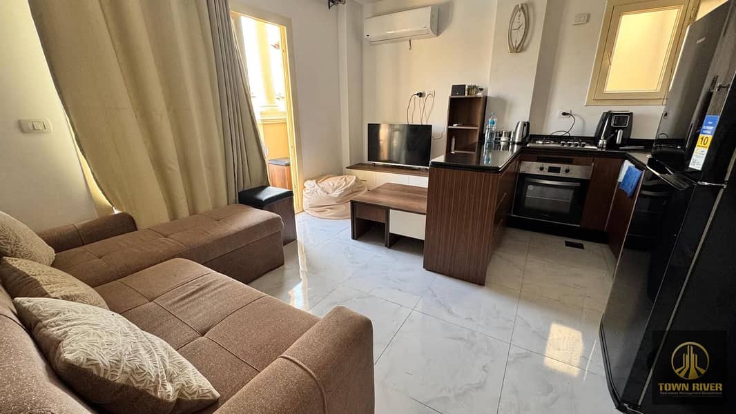 Due to travel, the price has been reduced. Chalet for sale at a special price in Blue Blue Village, Ain Sokhna. Fully finished and furnished. All vill - Widok 6