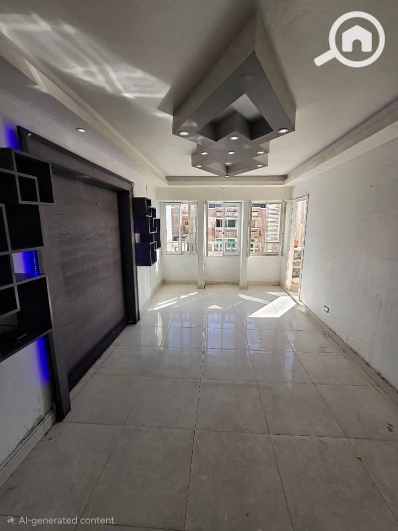 Apartment for sale on Iskandar Ibrahim Street, with two rooms and a reception area, bathroom and kitchen, on the 11th floor and not the last, with two elevators. - Ansicht 5