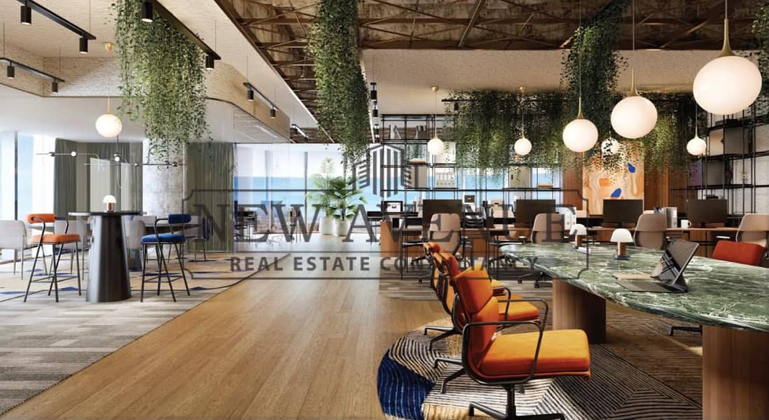 With Installments and Downpayment 5% Office For Sale in City Stars Park Street - Mehr