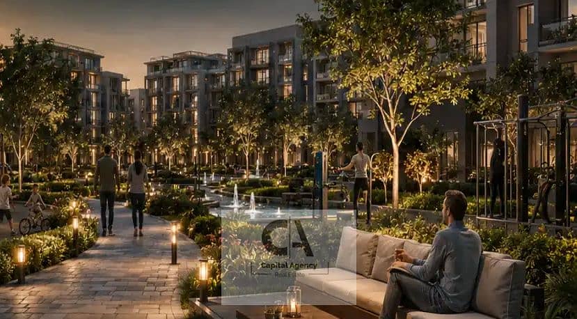 Apartment for sale near the Iconic Tower in the New Administrative Capital in Park Sight Compound with a 10% down payment and installments up to 10 - Ansicht 3