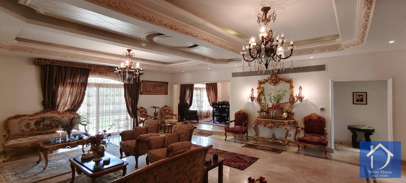Ultra-luxury 500 sqm villa, fully furnished with appliances, in Al Nasayem Compound, prime location. - Mehr