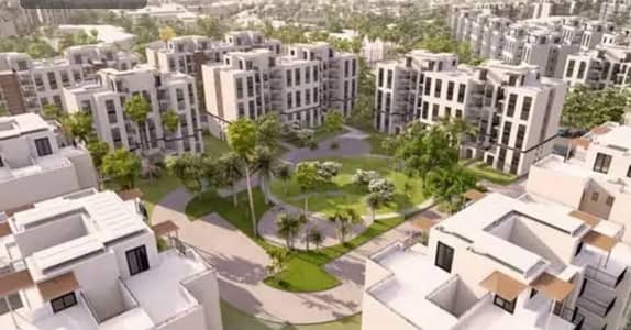 فلیٹ 2 غرفة نوم للبيع في حدائق اكتوبر، الجيزة - شقة متشطبة داخل كمبوند Eco West – موقع استثنائي بجوار O West
