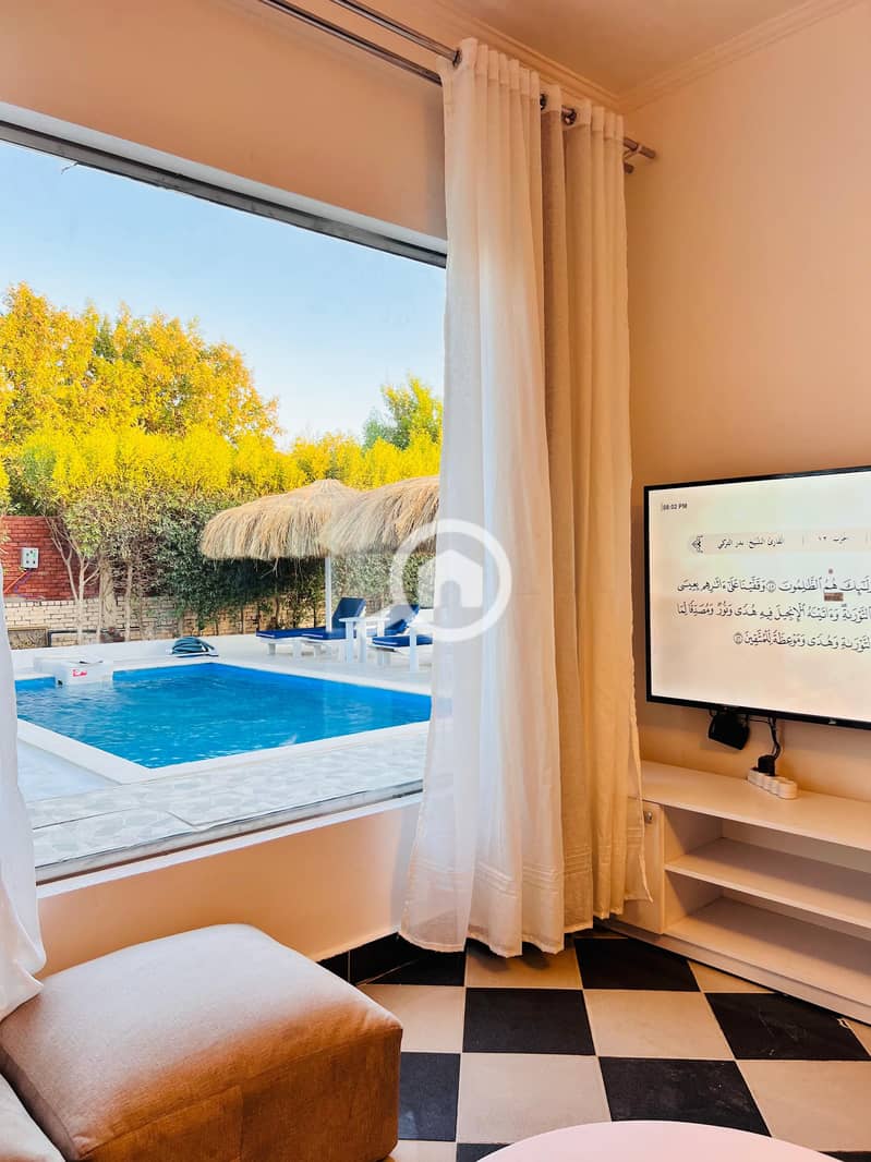 Modern villa for daily rent in Hurghada in the best location on the promenade with a private swimming pool and private beach for lovers of luxury and privacy. – pohled 4