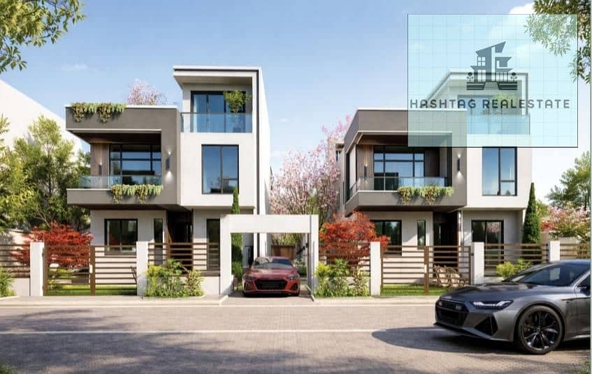 Own your villa next to Grand Heights and Mountain View with a 10% down payment over 8 years and receiving it in two years, with a visit to the actual site in the best location in New Sheikh Zayed. - Widok 2