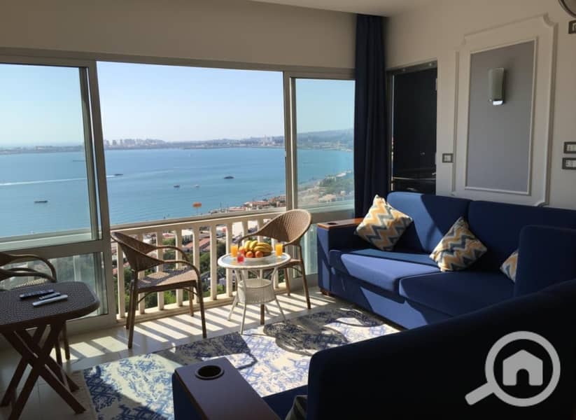 Hotel Apartment – First Row Direct to the Sea | Al Maamoura Beach - Ansicht 5