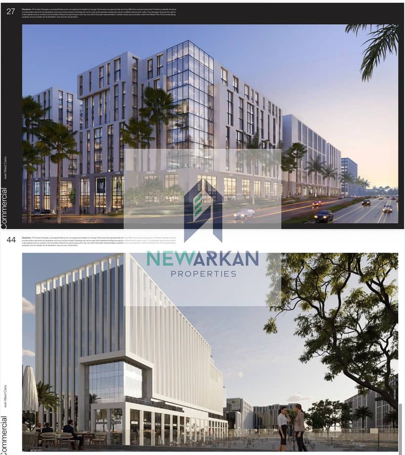 Own a 36m² fully finished clinic with air conditioning on the 26th of July Axis in one of the largest projects on the axis, with a d pay of 425.000EGP - Widok 4