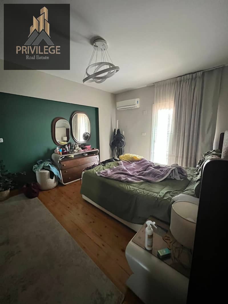 Apartment for sale, fully finished ultra super lux with an open view, completely facing, and comes with a parking space in the most upscale areas of Maadi in NIRCO, sector five. - Więcej