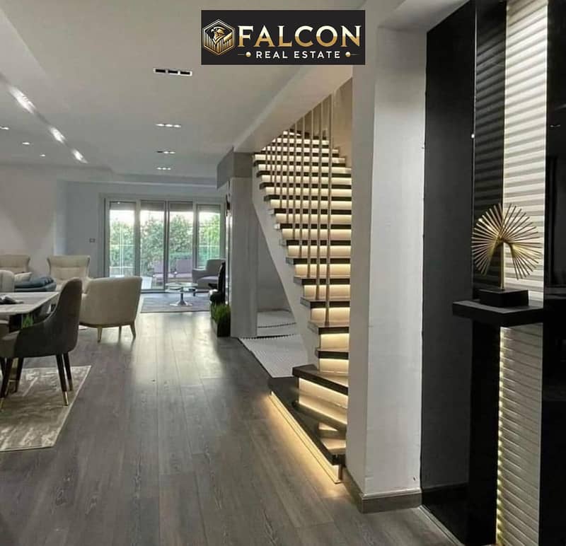 Corner townhouse with 3 main facades in the heart of the capital, next to La Vista City and Palm Hills. 10-year installment plan. - Ansicht 3