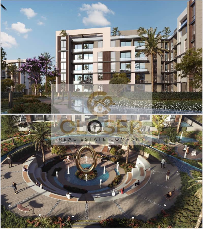 Two-bedroom apartment for sale in Palm East Compound, Fifth Settlement, with the lowest monthly installment in the area. - Widok 2