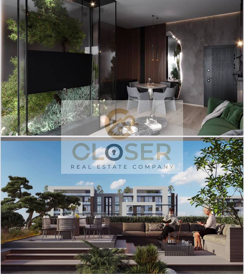 Two-bedroom apartment for sale in Palm East Compound, Fifth Settlement, with the lowest monthly installment in the area. - Widok 3