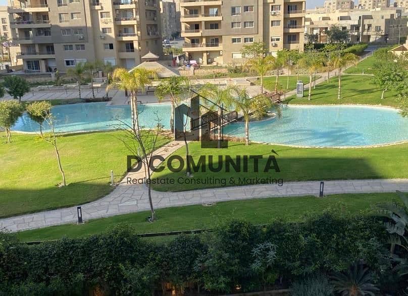A unique residential opportunity for rent: an apartment with a practical and modern design in the compound The Square in New Cairo. Pool and garden view. - Ansicht 3