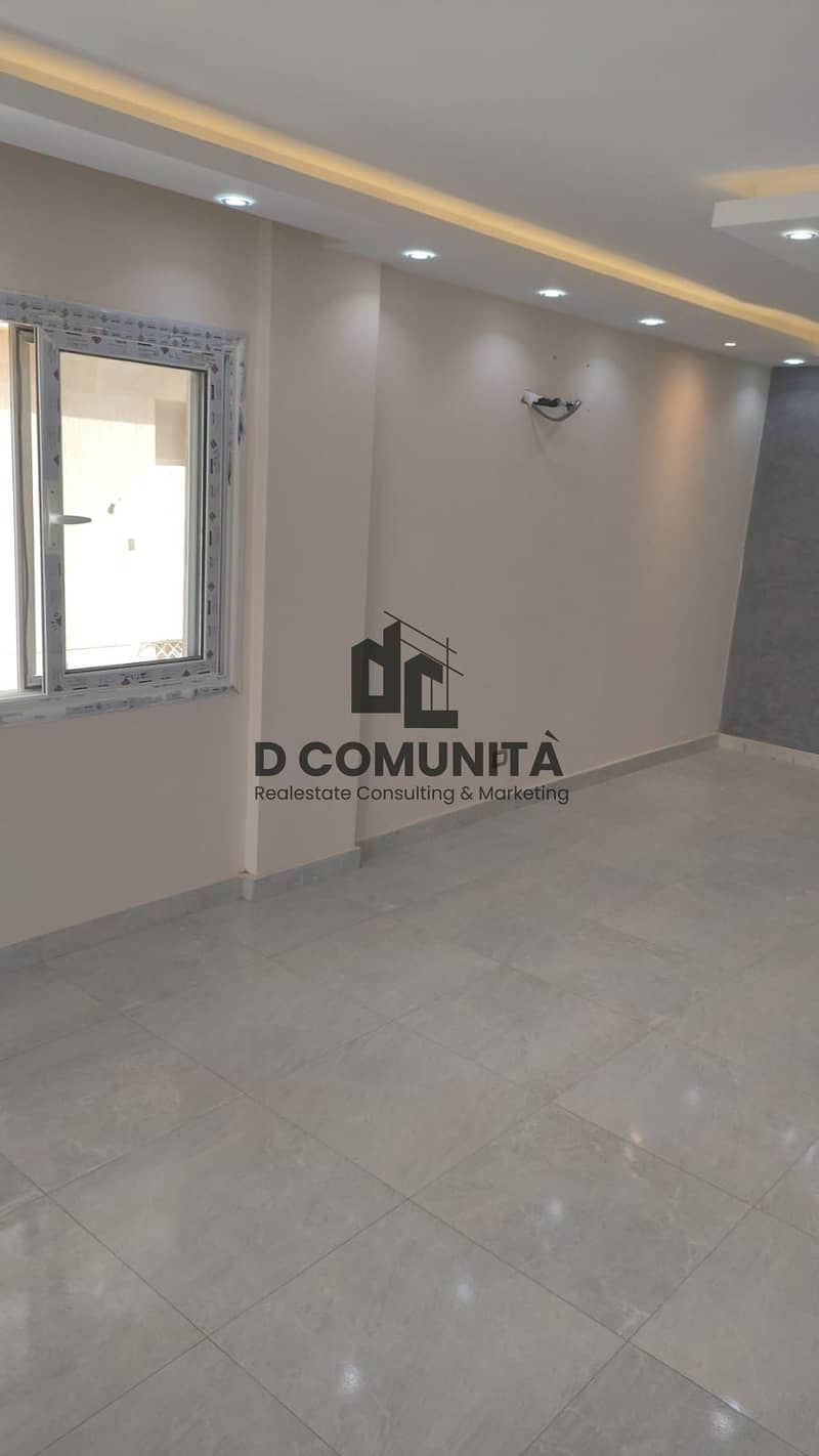 A unique residential opportunity for rent: an apartment with a practical and modern design in the compound The Square in New Cairo. Pool and garden view. - Ansicht 4