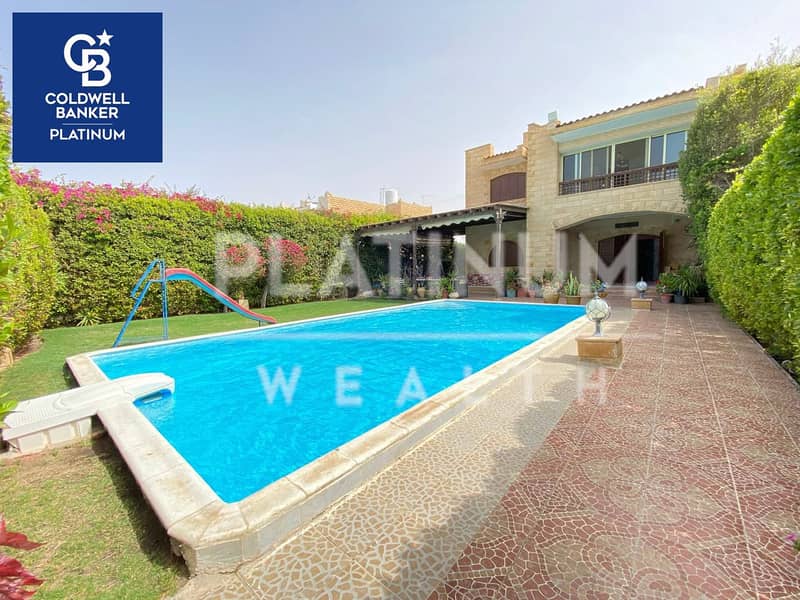 swimming pool Super-luxury finishes Open view All utilities included Villa for sale, 1,200 m, Marina 6 - Ansicht 2