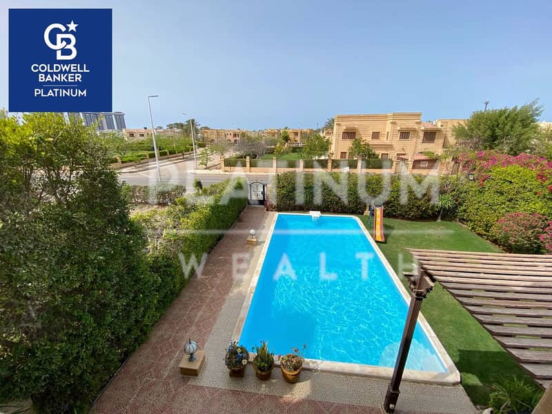 swimming pool Super-luxury finishes Open view All utilities included Villa for sale, 1,200 m, Marina 6 - Ansicht 3