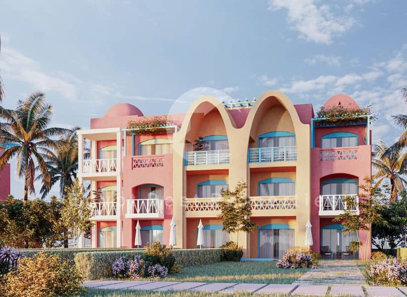 LIMITED OFFER DOUBLE VIEW CHALET FOR SALE WITH OLD PRICE IN GOUNA- RED SEA – pohled 3