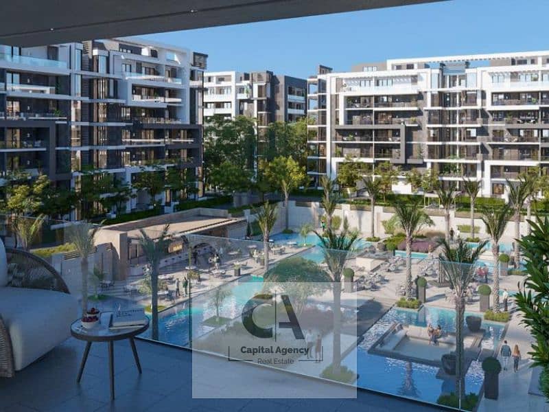 Apartment for sale 3 bedrooms with Garden Ready to move in the heart of New Cairo's Fifth Settlement in the Patio Oro compound with cash discount 20% - Widok 5