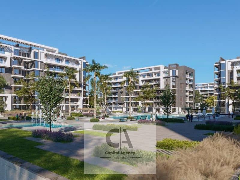 Apartment for sale 3 bedrooms with Garden Ready to move in the heart of New Cairo's Fifth Settlement in the Patio Oro compound with cash discount 20% - Więcej