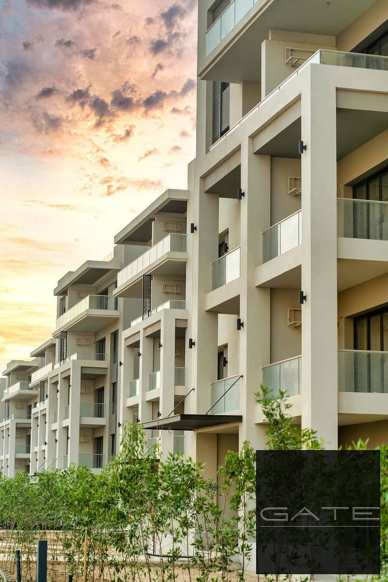 For sale, an 180m apartment in The Address East Compound, New Cairo, with a view inside the compound | Resale, fully finished, immediate delivery. – další