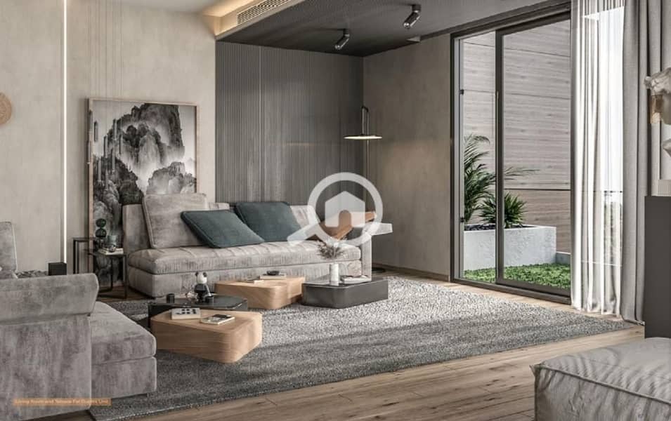 An apartment with hotel services, furnished with air conditioning, overlooking a landscape view in Sheikh Zayed, next to Arkan and behind Nile University. - Widok 3