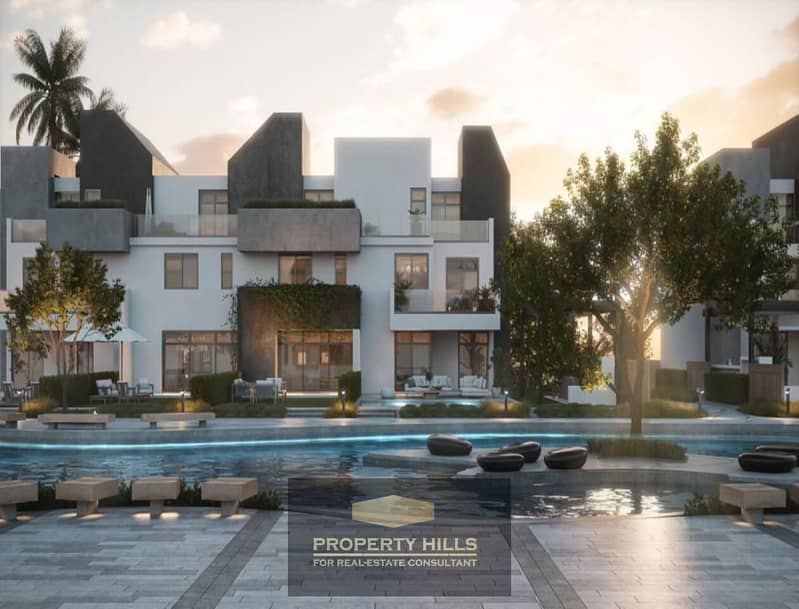 Independent villa directly on the desert road in Rivers compound, developed by مصر, minutes from Sphinx Airport. - Widok 2