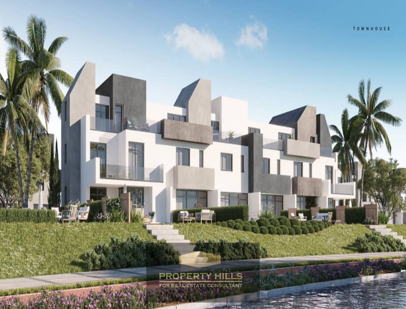 Independent villa directly on the desert road in Rivers compound, developed by مصر, minutes from Sphinx Airport. - Widok 3