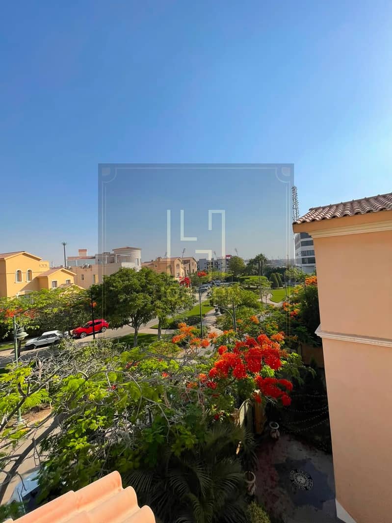 Semi Furnished Villa 5rooms + Nanny rent Compound Katameya Hills New Cairo - Widok 2